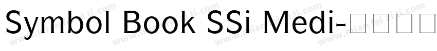 Symbol Book SSi Medi字体转换